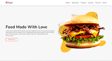 restaurant website image